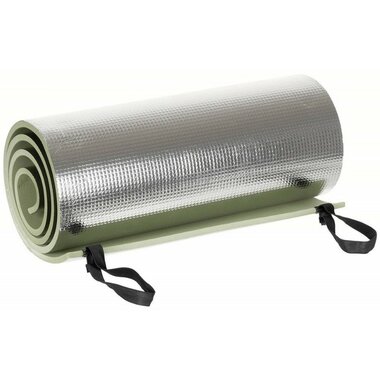 MFH Thermo-Isomatte, Unterseite mit Aluminium beschichtet, oliv grün