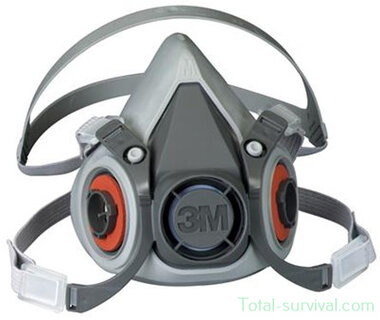 3M 6200 half face mask EN-140, size M