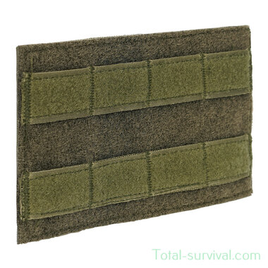 101 Inc MOLLE patch adapter hook + loop big, legergroen