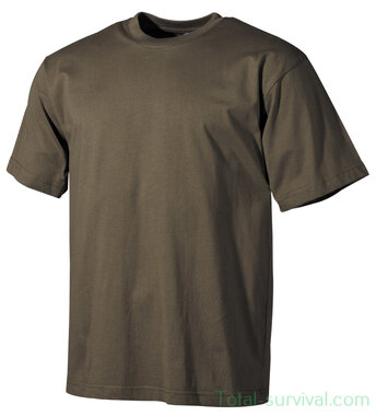 US T-Shirt, halbarm, oliv grün, 170 g/m²