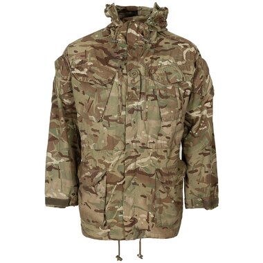 Veste commando britannique SAS, Smock, avec capuche, coupe-vent, MTP Multicam