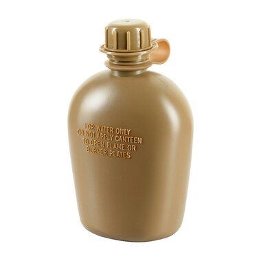 M-Tac US Veldfles 1L coyote tan, BPA vrij