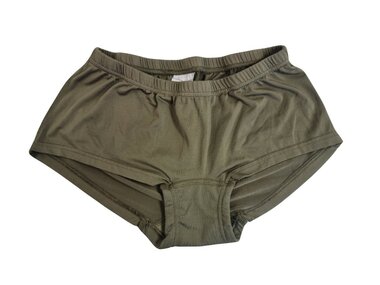 Dutch army women's boxer shorts, moisture regulating, OD green