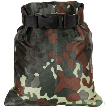 MFH Water resistant Drybag, Rip Stop, 1L, flecktarn
