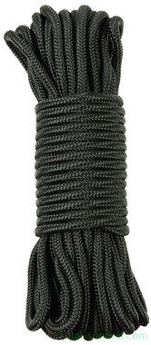 MFH Paracord 5mm schwarz, 15 Meter Länge