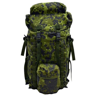 Danish Bergen backpack and frame INF Long Convoluted IRR, M84 camo