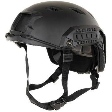 MFH US F.A.S.T. High cut airsoft helm met rails, ABS, zwart