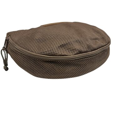 Danish army packing cube organizer with velcro back, size 4, Dark coyote