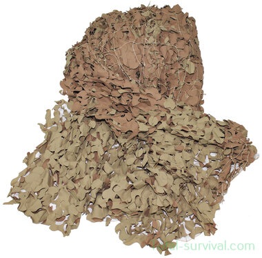 Britse leger camouflage net, khaki camo, 3x2M
