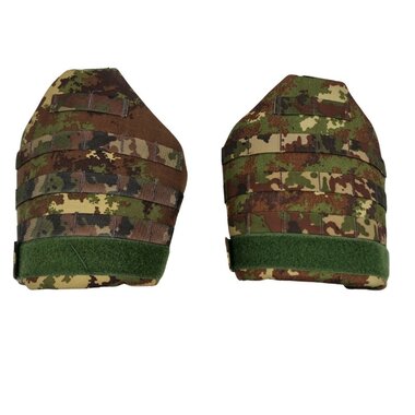 Italiaanse NC4 ballistische bovenarm protectors met inserts, Paar (links-rechts), Vegetato camo