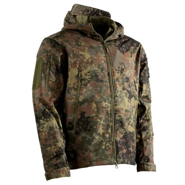 AB Delta softshell jas ademend, wind- en waterdicht, flecktarn