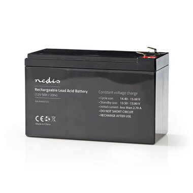 Nedis wiederaufladbare Bleibatterie 12V 9000 mAh