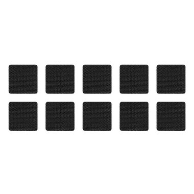 M-Tac kit de fixations pour panneaux velcro (10 pièces), noir