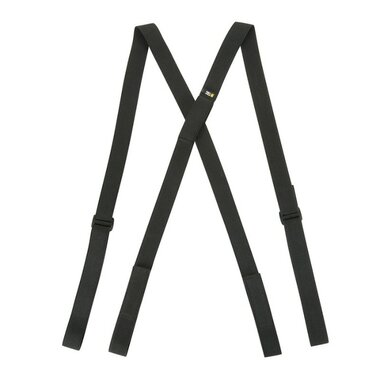 M-Tac L7 elastic suspenders for combat and winter trousers, black