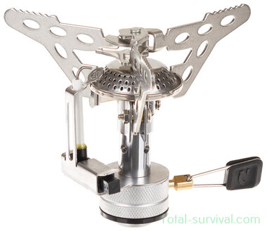 Fox outdoor compact gas stove foldable, with piezo ignition