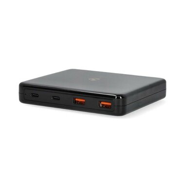Nedis USB Charger PD3.0 65W GaN Fast Charging Function, Automatic Voltage Selection, Black