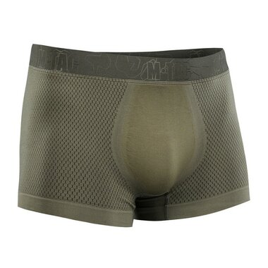 M-Tac Herren Hexagon Boxershorts, Coolmax feuchtigkeitsregulierend, oliv grün