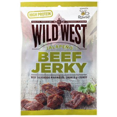 Wild West Beef Jerky Jalapeno, 60 grams