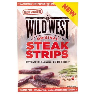 Wild West Steak Strips original, 60 grams