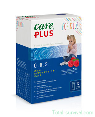 Care Plus O.R.S. – Oral Rehydration Salt, raspberry flavour