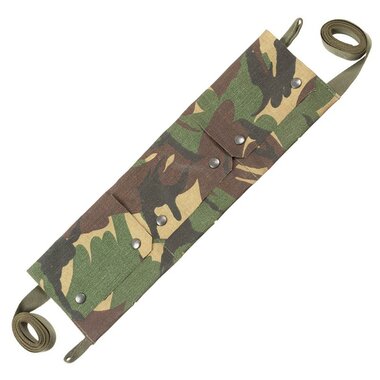 Dutch Army ammunition bandolier belt with 3 pockets, DPM camo