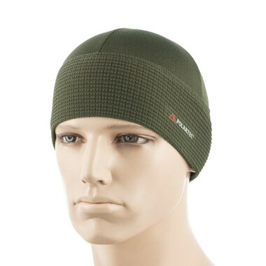 M-Tac tactical fleece helmet cap ECWCS Polartec, legergroen