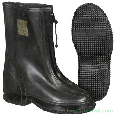 Bundeswehr Cosmoped Gummiüberschuhe NBC mit YKK Reißverschluss, schwarz