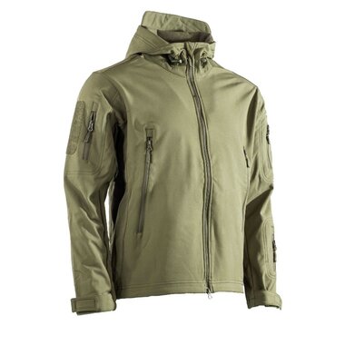 AB Delta softshell jacket, breathable, wind- and waterproof, OD green