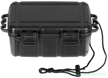MFH ABS transport case small, black, IP-65