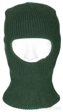 Balaclava 1-hole, Acrylic, OD green