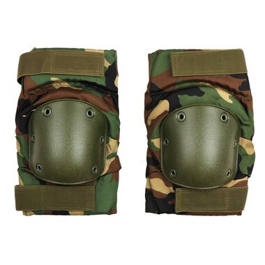 101 Inc US neoprene knee pads, woodland camo