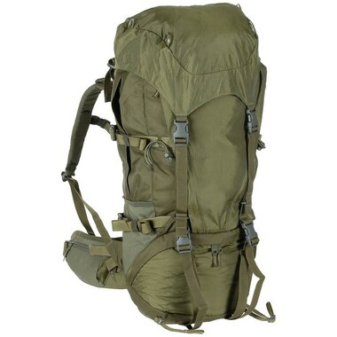 Deuter Alpine Kampfrucksack mit verstellbarem Rückenteil, 55 l, oliv grün
