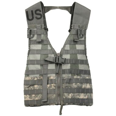 US Tactical load carrying vest FLC, Molle II Modular, UCP / ACU AT-digital