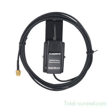Nagoya RB-CLP raam clip antenne houder, SMA-F, 3 meter kabel