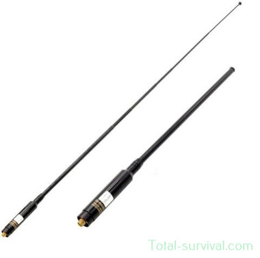 Tengko RH-660S telescopische FM antenne, SMA-F, 144/430 MHz, 108CM