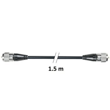 PNI R50 PL259 RG58 cable, 1,5 M, 50 Ohm