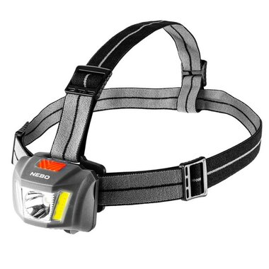 Nebo Einstein 250 LED headlamp IP44 2-color, 3x AAA