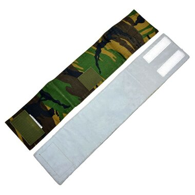 Brassard réfléchissant de l'armée néerlandaise, double face, motif Woodland DPM