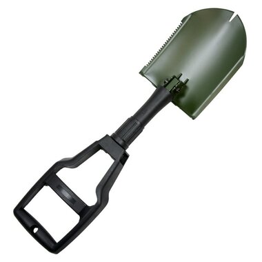 AB pelle pliable US en 3 parties avec couvercle nylon, noir / vert