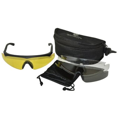 Revision Sawfly pro ballistische veiligheidsbril met 3 lenzen en beschermhoes