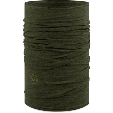 BUFF écharpe multifonctionnelle Merino Light, 100% laine, vert olive
