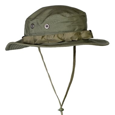 AB US GI Chapeau de brousse, mentonnière, GI Boonie, Rip Stop, vert olive