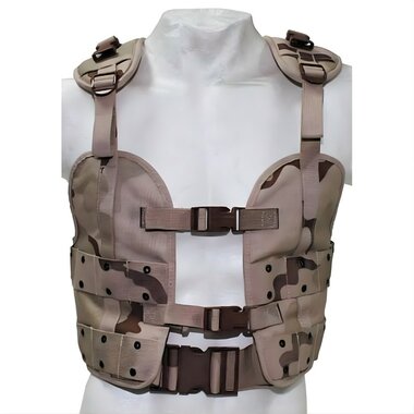 Niederländische Armee Lastweste mit Gürtel, DCU desert camo