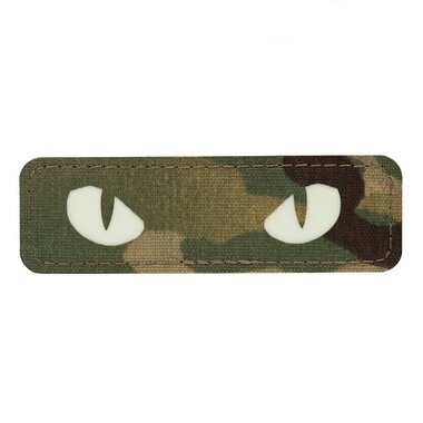 M-Tac velcro patch Cat Eyes Multicam, 25 x 80 mm, GID Fluorescent réfléchissant