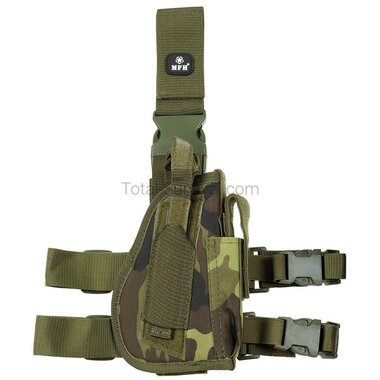 Holster de jambe MFH, gauche, CZ M95 camo