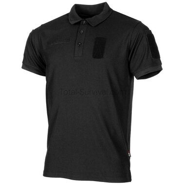MFH polo tactique Coolmax, noir