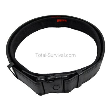 SPE ceinture de service en cuir avec sangle intérieure, réglable, noire