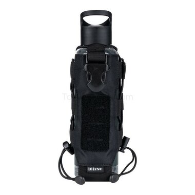 101 Inc pochette de transport Molle ajustable pour bouteilles d'eau, noir