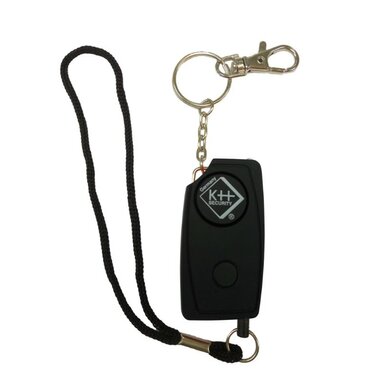 KH Security Keychain Alarme avec LED Noir