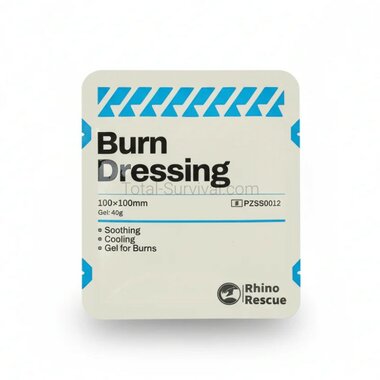 Rhino Rescue hydrogel burn dressing 10x10 cm single use
